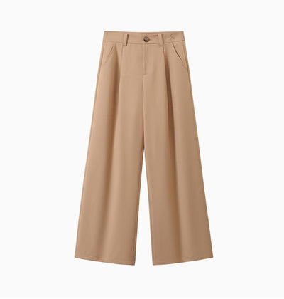 Pantalón Palazzo Mujer Cintura Alta Suelto Versátil Oficina - Image 6