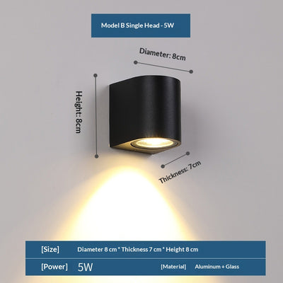 Lámpara LED Doble para Exterior - Iluminación Moderna para Patios y Jardines - Image 6