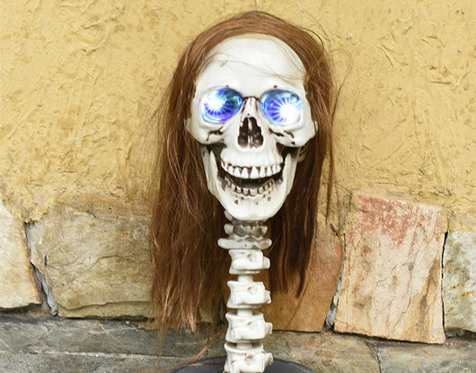 Decoración de Calavera y Tumba para Casa Embrujada - Props Halloween - Image 13
