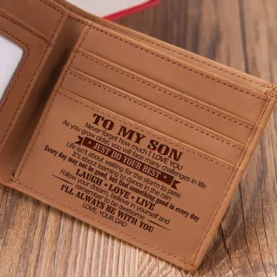 Billetera de Cuero de Caballo con Grabado Láser Personalizado - Image 9