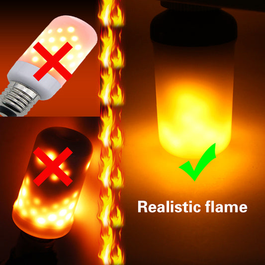 Lámpara Decorativa con Efecto de Llama Realista