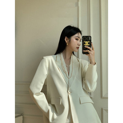 Traje Elegante para Mujer con Espalda Hueca y Encaje Estilo Coreano - Image 3