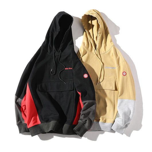 Sudadera con Capucha de Contraste Oversize para Hombre - Algodón Premium - Image 2