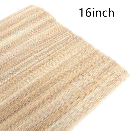 Extensiones de cabello humano real con costura invisible