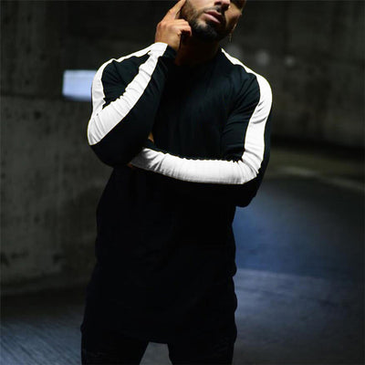 Sudadera Deportiva Hombre con Paneles Combinados - Image 3