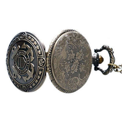 Reloj de Bolsillo Bronce Guardia Costera 1790 - Regalo Vintage para Hombre y Mujer - Image 6