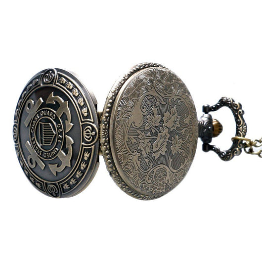Reloj de Bolsillo Bronce Guardia Costera 1790 - Regalo Vintage para Hombre y Mujer - Image 6