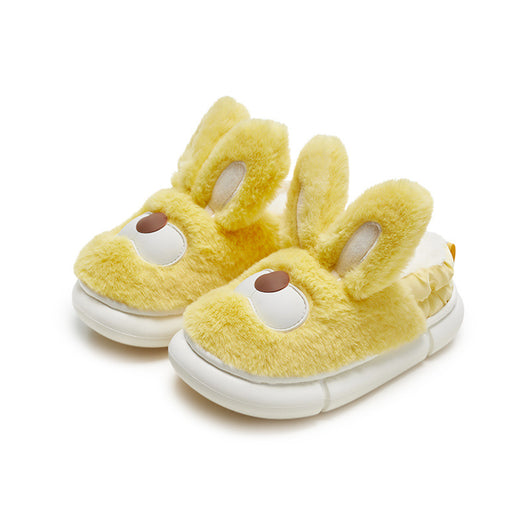 Pantuflas Infantiles de Algodón con Diseño de Conejo y Suela Antideslizante - Image 9