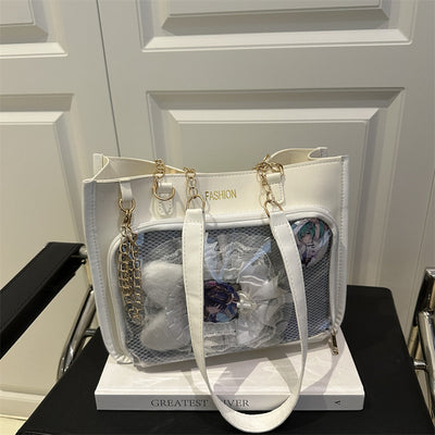 Bolsa Tote Amplia de Diseño Minimalista Japonés para Uso Casual - Image 7