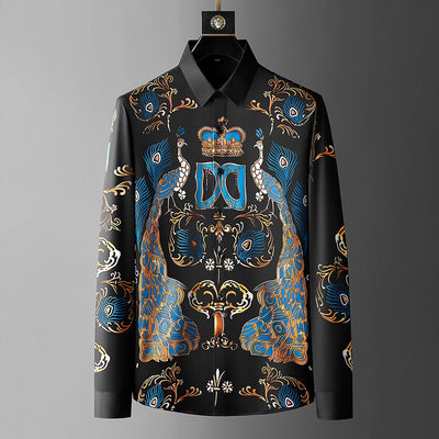 Camisas Estampadas Slim Fit para Hombre - Diseño Moderno de Manga Larga - Image 13