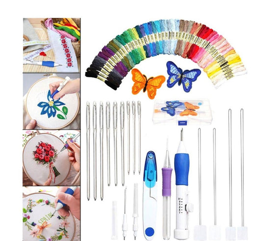 Kit Completo de Bordado DIY + 50 Hilos - Image 9