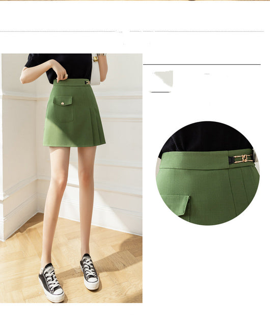Falda Corta A-line Antibrillo - Image 12