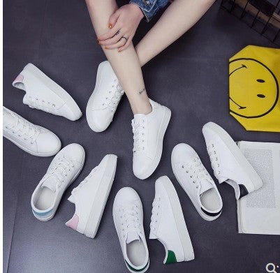 Zapatillas Deportivas Blancas Casual Primavera - Suela Plana Cómoda