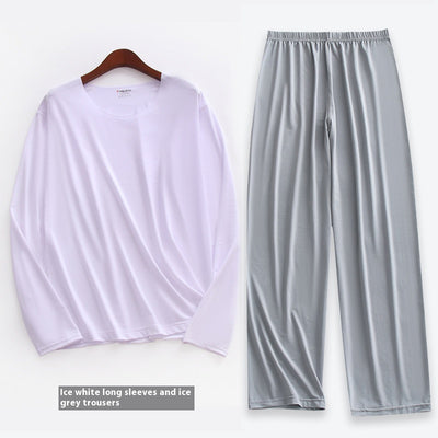 Pijama Hombre Manga Larga Corta Verano - Conjunto Ultradelgado Transpirable - Image 9