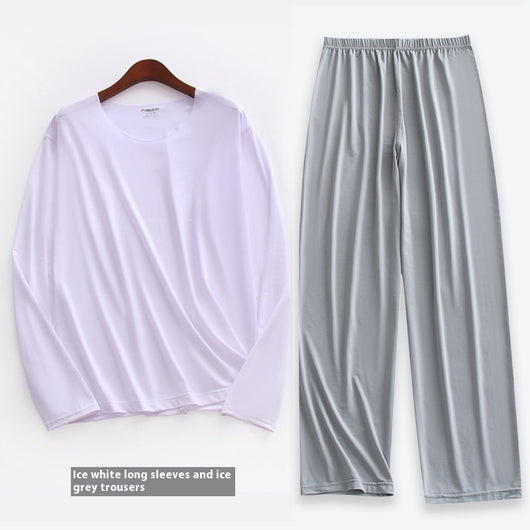 Pijama Hombre Manga Larga Corta Verano - Conjunto Ultradelgado Transpirable - Image 9