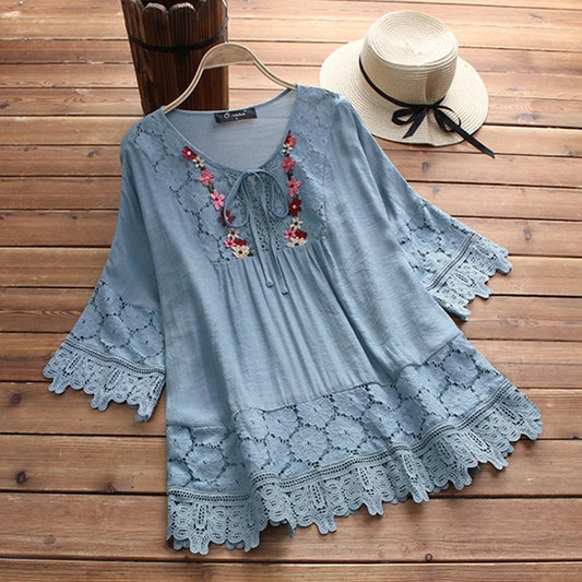 Blusa Suelta Elegante