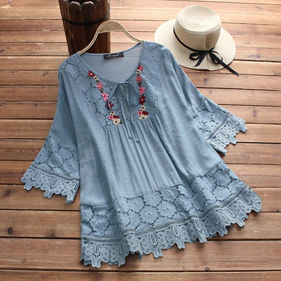 Blusa Suelta Elegante