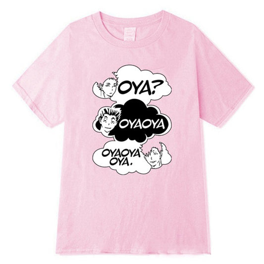 Camiseta Casual Suelta con Letras para Hombre y Mujer