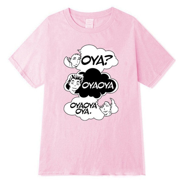 Camiseta Casual Suelta con Letras para Hombre y Mujer