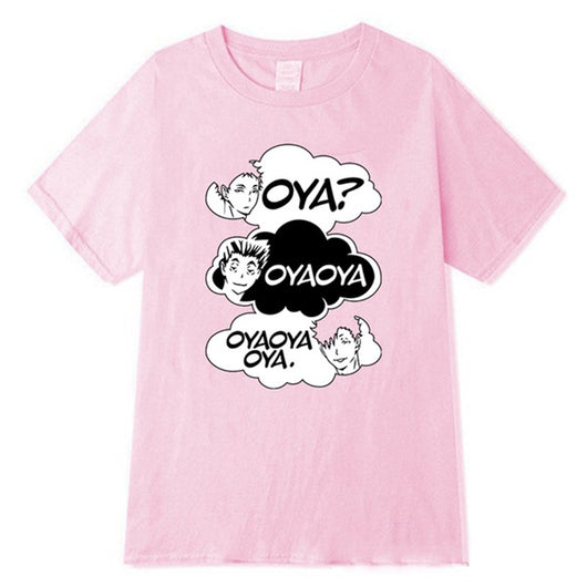 Camiseta Casual Suelta con Letras para Hombre y Mujer