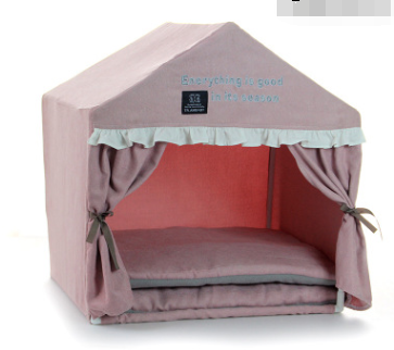 Casa Portátil para Mascotas - Cueva Desmontable Tipo Tienda para Perros Pequeños