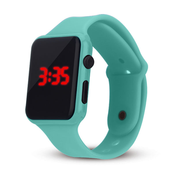 Reloj Inteligente Cuadrado LED para Niños Compatible con Apple