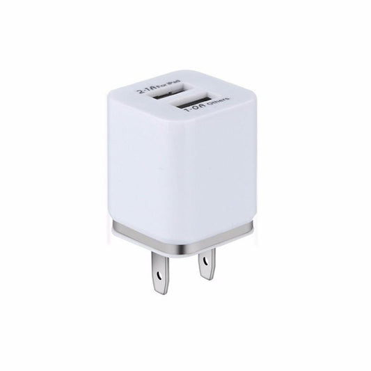 Cargador Dual USB con Electroplating Premium para Celular