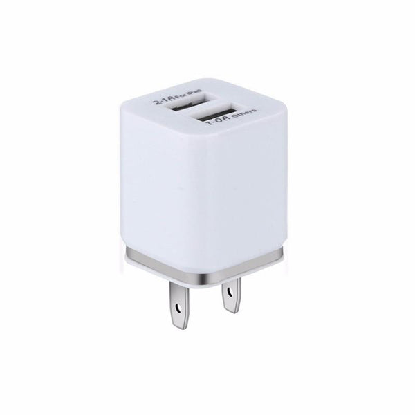 Cargador Dual USB con Electroplating Premium para Celular