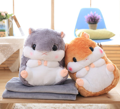 Almohada Manta Multifuncional Hámster - Cojín Térmico 2 en 1 para Auto y Hogar - Image 4