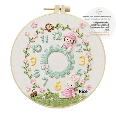 Kit DIY Reloj Decorativo con Bordado - Manualidad Creativa Hecha a Mano - Image 8