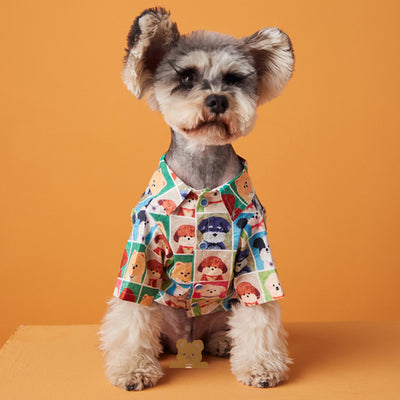 Vestido Infantil Cachorrito Flores con Lunares - Image 6