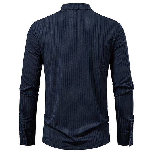 Playera Casual de Manga Larga con Cordón Ajustable para Hombre - Image 21
