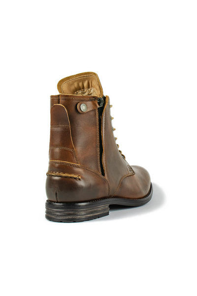 Botas Vaqueras Retro Hombre con Cordones Martin Punta Redonda Tacón Bajo - Image 16