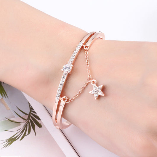 Pulsera de Moda en Oro Rosado - Image 7