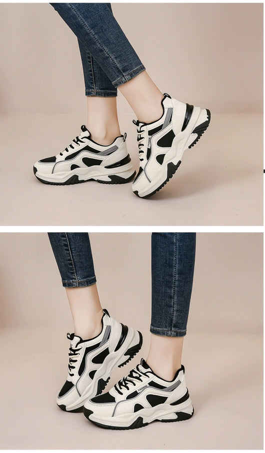 Zapatillas Deportivas Casuales para Mujer con Suela Gruesa Acolchada y Diseño Ligero - Image 19