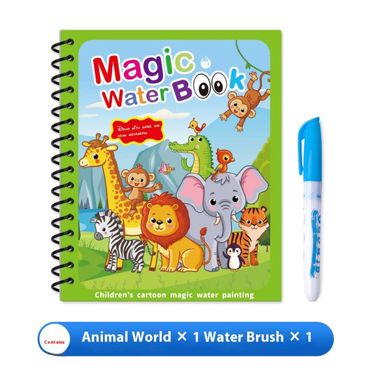 Libro Mágico de Pintura con Agua para Niños - Álbum de Colorear Reutilizable - Image 6