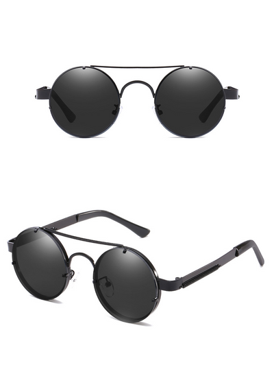 Gafas de Sol Retro Punk con Lentes de Película Color - Image 13