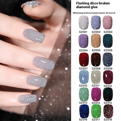 Esmalte de Uñas Diamante Disco 18 Colores - Brillo Súper Intenso - Image 29
