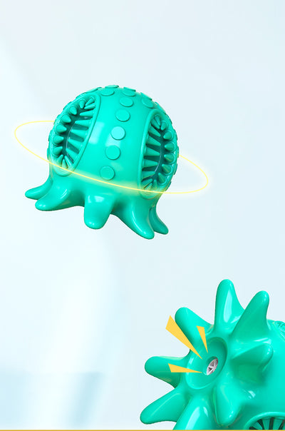 Juguete Masticable Pulpo con Sonido para Limpiar Dientes de Perros Pequeños - Image 15