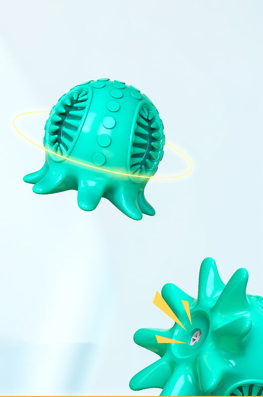 Juguete Masticable Pulpo con Sonido para Limpiar Dientes de Perros Pequeños - Image 15