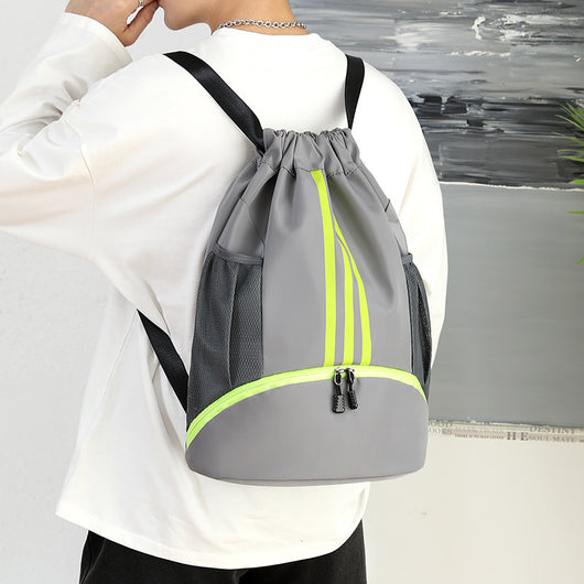 Mochila Deportiva con Cordones - Bolsa de Viaje Versátil y Ligera