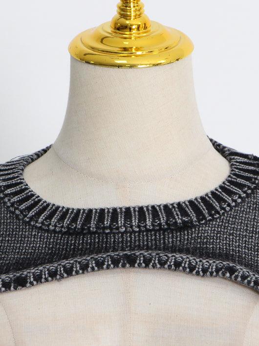 Chaleco Tejido Liso para Mujer - Conjunto Elegante de Diseño - Image 8