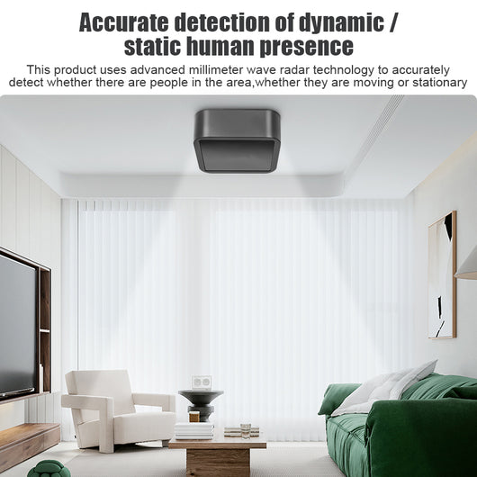 Sensor de Movimiento WiFi Zigbee 24GHz para Hogar Inteligente - Image 9