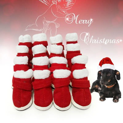 Zapatos Navideños Cálidos y Acogedores para Mascotas - Image 3