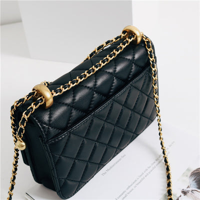 Bolso Bandolera de Piel de Cordero Estilo Fragante Pequeño - Image 10