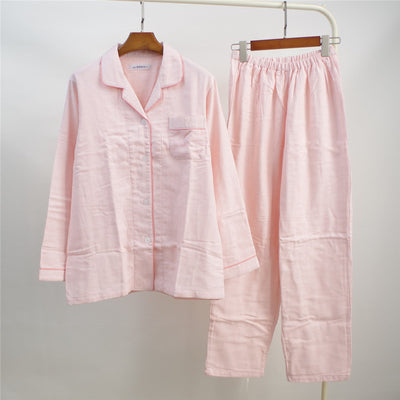 Pijama de Algodón Grueso para Mujer - Diseño a Rayas Primavera Otoño - Image 8