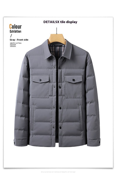 Chaqueta Polo con Plumón de Pato Blanco Premium - Abrigo Cálido y Elegante - Image 12