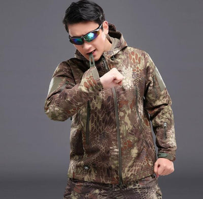 Chaqueta Táctica Softshell Shark Skin TAD V4 Impermeable para Hombre - Image 11