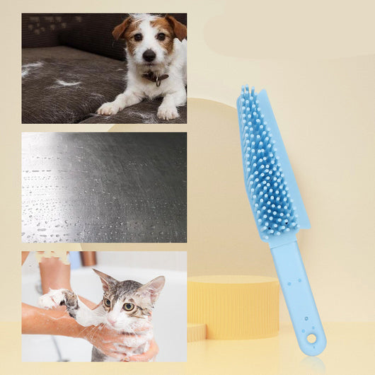 Cepillo Deslanador y Masajeador para Baño de Mascotas - Image 3