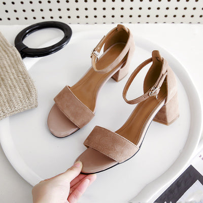 Sandalias Mujer con Talón Grueso de Cuero Premium - Image 11